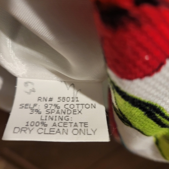 David Meister Floral Print A-Line Fit & Flare Dress SZ 6 - Picture 4 of 5